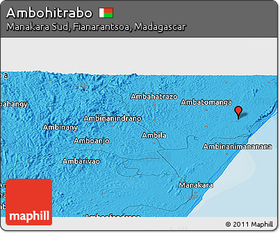 Political Panoramic Map of Ambohitrabo