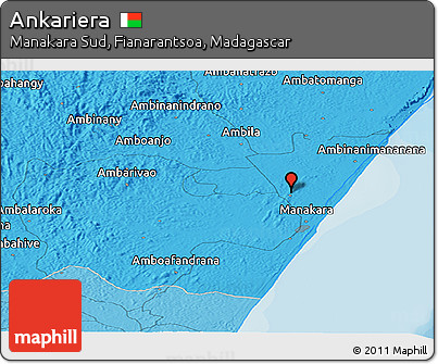 Political Panoramic Map of Ankariera