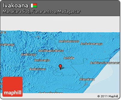 Political Panoramic Map of Ivakoana