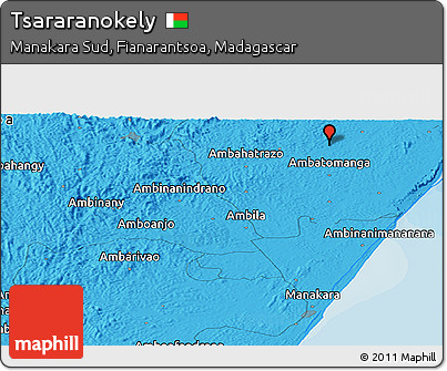 Political Panoramic Map of Tsararanokely