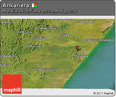 Satellite Panoramic Map of Ankariera