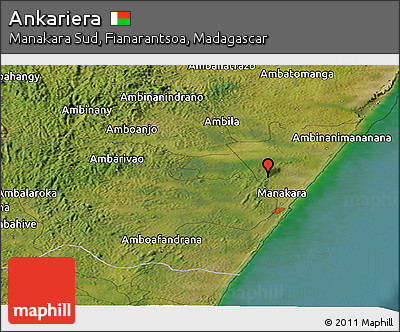 Satellite Panoramic Map of Ankariera