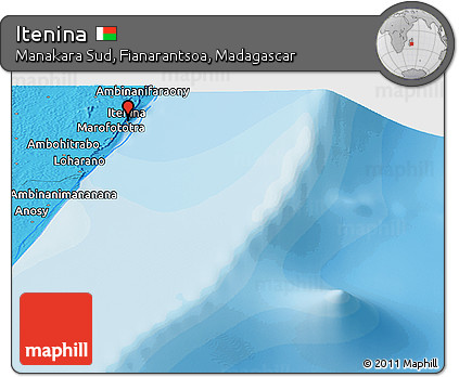 Political Panoramic Map of Itenina