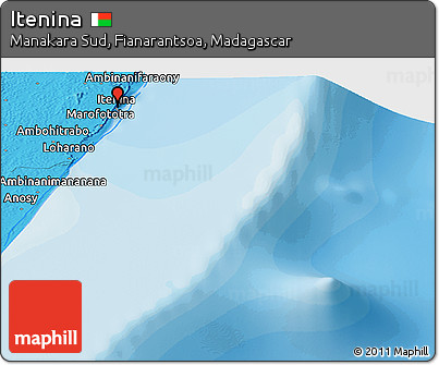 Political Panoramic Map of Itenina