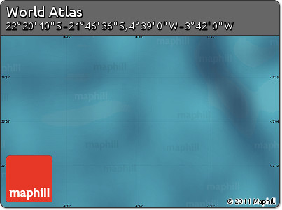 Satellite Map of the Area around 22° 3' 23" S, 4° 10' 30" W