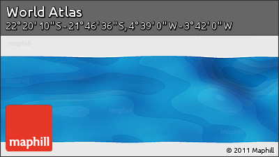 Political Panoramic Map of the Area around 22° 3' 23" S, 4° 10' 30" W