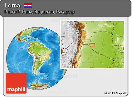 Physical Location Map of Loma