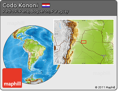 Physical Location Map of Codo Kononi