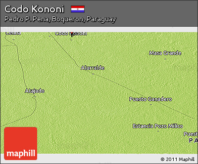 Physical Panoramic Map of Codo Kononi