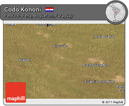 Satellite Panoramic Map of Codo Kononi
