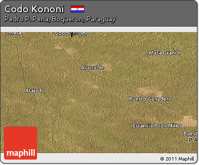 Satellite Panoramic Map of Codo Kononi