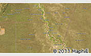 Satellite 3D Map of the area around 22° 3' 23" S, 62° 49' 30" W