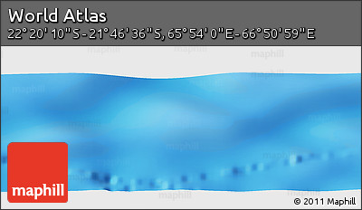 Physical Panoramic Map of the Area around 22° 3' 23" S, 66° 22' 30" E