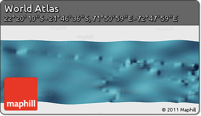 Satellite Panoramic Map of the Area around 22° 3' 23" S, 72° 19' 29" E