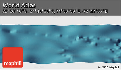 Satellite Panoramic Map of the Area around 22° 3' 23" S, 72° 19' 29" E