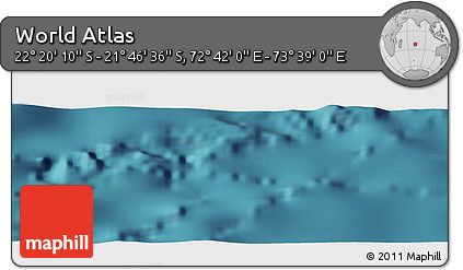 Satellite Panoramic Map of the Area around 22° 3' 23" S, 73° 10' 30" E
