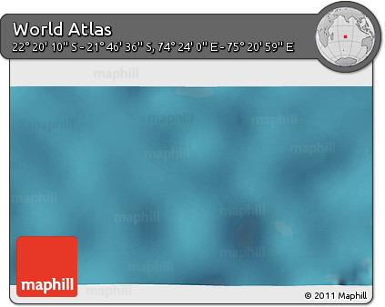 Satellite 3D Map of the Area around 22° 3' 23" S, 74° 52' 30" E