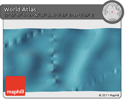 Satellite 3D Map of the Area around 22° 3' 23" S, 76° 34' 29" E