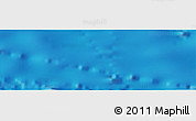Shaded Relief Panoramic Map of the area around 22° 3' 23" S, 77° 16' 30" W
