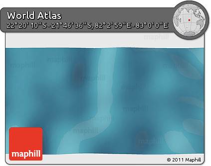 Satellite 3D Map of the Area around 22° 3' 23" S, 82° 31' 30" E