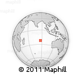 Outline Map of the Area around 22° 3' 23" S, 86° 46' 30" E, rectangular outline