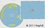 Savanna Style Location Map of the area around 22° 3' 23" S, 87° 37' 30" E