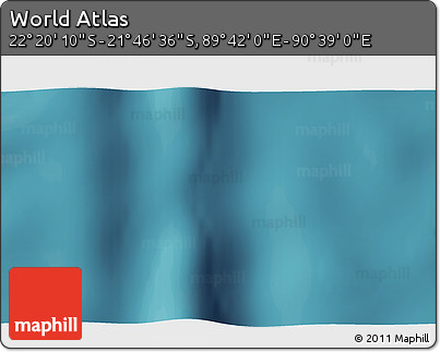Satellite 3D Map of the Area around 22° 3' 23" S, 90° 10' 30" E