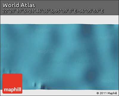 Satellite 3D Map of the Area around 22° 3' 23" S, 96° 7' 30" E