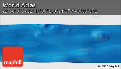 Political Panoramic Map of the Area around 22° 33' 23" S, 0° 4' 30" E