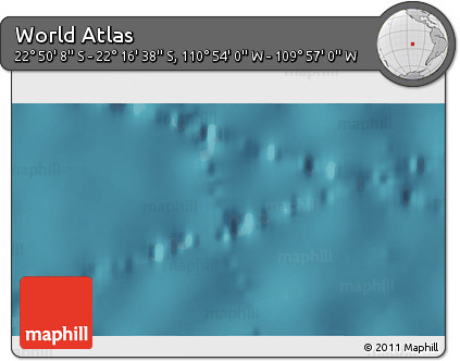 Satellite 3D Map of the Area around 22° 33' 23" S, 110° 25' 30" W