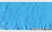 Physical 3D Map of the area around 22° 33' 23" S, 111° 16' 30" W