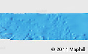 Physical Panoramic Map of the area around 22° 33' 23" S, 111° 16' 30" W