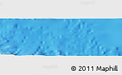 Shaded Relief Panoramic Map of the area around 22° 33' 23" S, 111° 16' 30" W