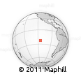 Outline Map of the Area around 22° 33' 23" S, 114° 40' 30" W, rectangular outline