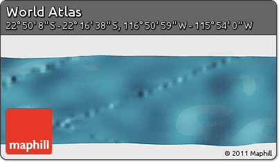Satellite Panoramic Map of the Area around 22° 33' 23" S, 116° 22' 30" W