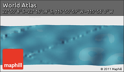 Satellite Panoramic Map of the Area around 22° 33' 23" S, 116° 22' 30" W
