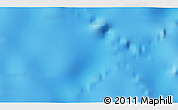 Shaded Relief 3D Map of the area around 22° 33' 23" S, 117° 13' 29" W