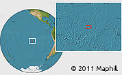 Satellite Location Map of the area around 22° 33' 23" S, 117° 13' 29" W