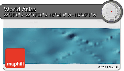 Satellite Panoramic Map of the Area around 22° 33' 23" S, 117° 13' 29" W