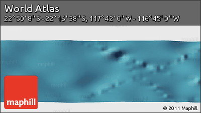 Satellite Panoramic Map of the Area around 22° 33' 23" S, 117° 13' 29" W