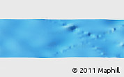 Shaded Relief Panoramic Map of the area around 22° 33' 23" S, 117° 13' 29" W