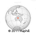 Outline Map of the Area around 22° 33' 23" S, 129° 16' 30" E, rectangular outline