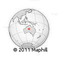 Outline Map of the Area around 22° 33' 23" S, 130° 58' 29" E, rectangular outline