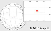 Blank Location Map of the area around 22° 33' 23" S, 132° 31' 30" W