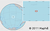 Gray Location Map of the area around 22° 33' 23" S, 132° 31' 30" W
