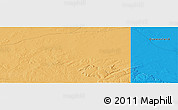 Political Panoramic Map of the area around 22° 33' 23" S, 137° 46' 30" E