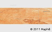 Satellite Panoramic Map of the area around 22° 33' 23" S, 137° 46' 30" E