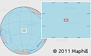 Gray Location Map of the area around 22° 33' 23" S, 139° 19' 29" W