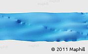 Shaded Relief Panoramic Map of the area around 22° 33' 23" S, 13° 31' 30" W