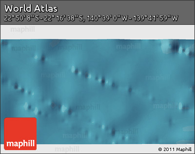Satellite 3D Map of the Area around 22° 33' 23" S, 140° 10' 30" W
